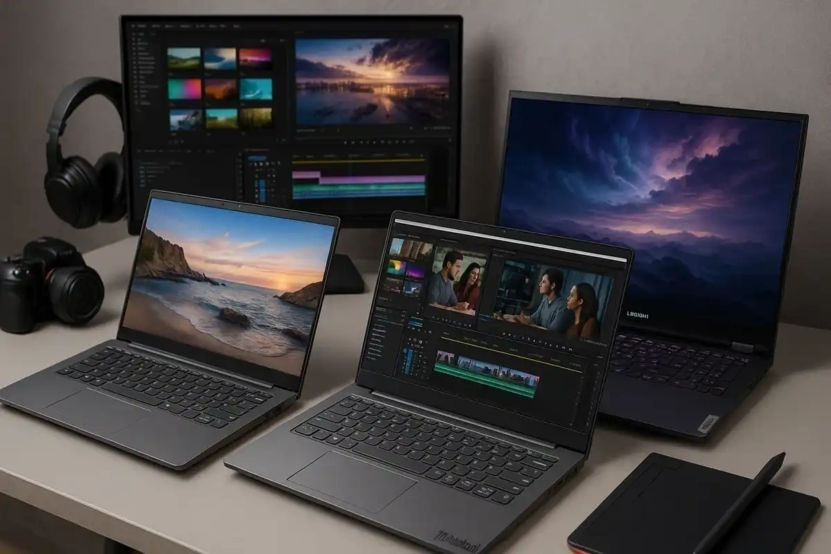 لیست لپ تاپ های مناسب تولید محتوا لنوو