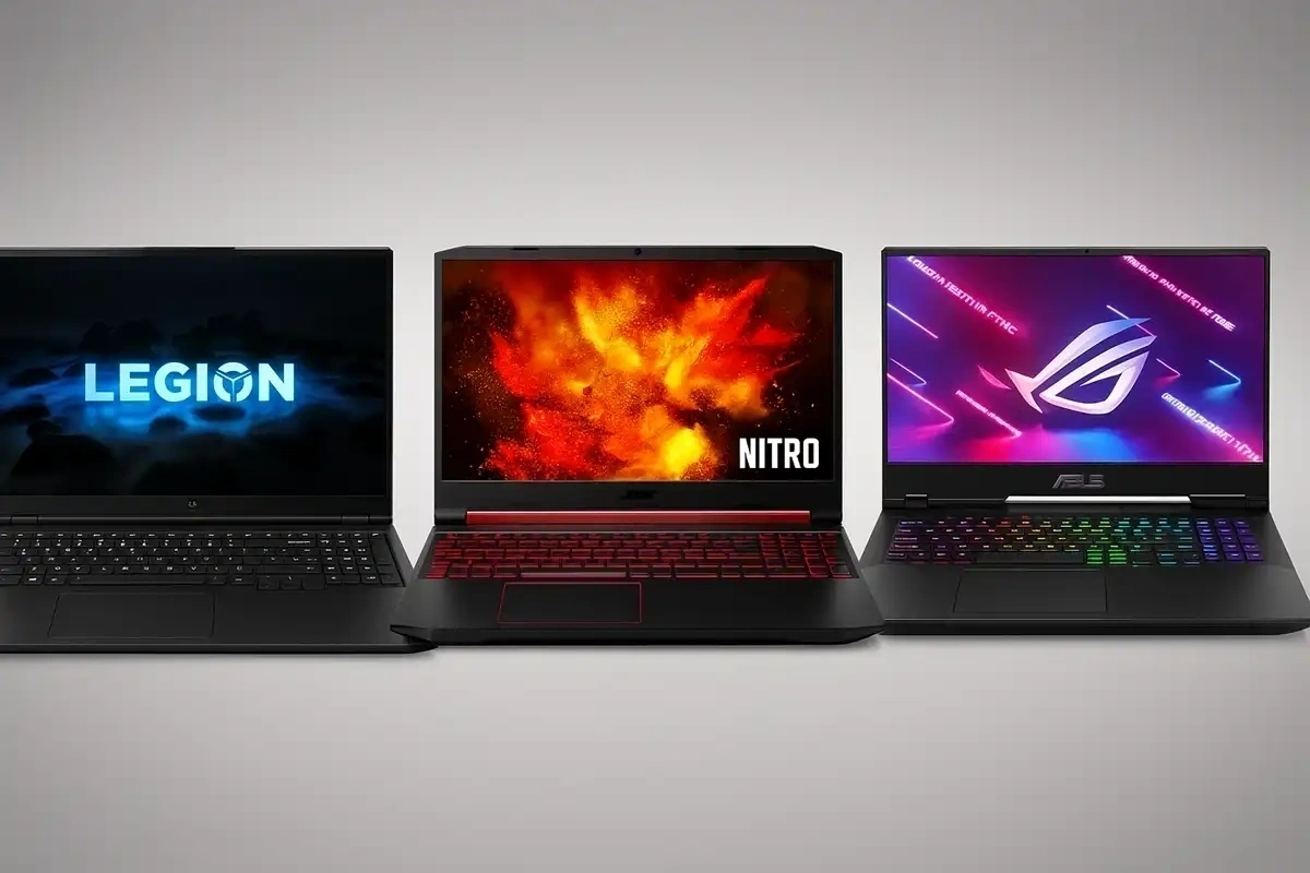 مقایسه لپ تاپ‌ های گیمینگ لنوو Legion با ایسر Nitro و ایسوس ROG