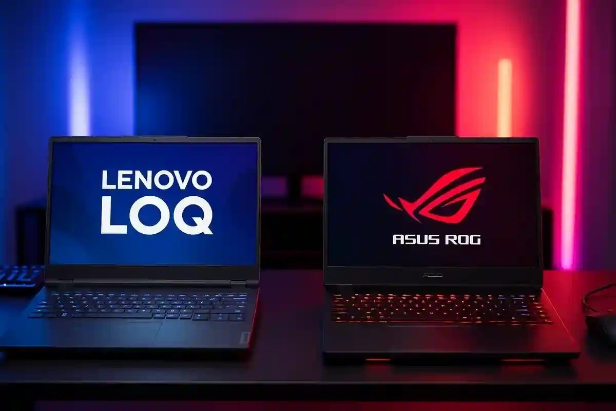 مقایسه لپ تاپ‌ های گیمینگ ال او کیو با ایسوس ROG