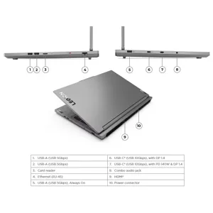 لپتاپ 16 اینچی  LEGION 5 i7 14650HX RTX4070 - 9