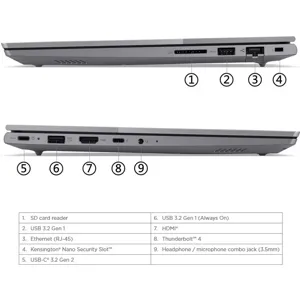 لپ‌تاپ 16 اینچی  THINKBOOK 16 i5 13420H INTEL - 8
